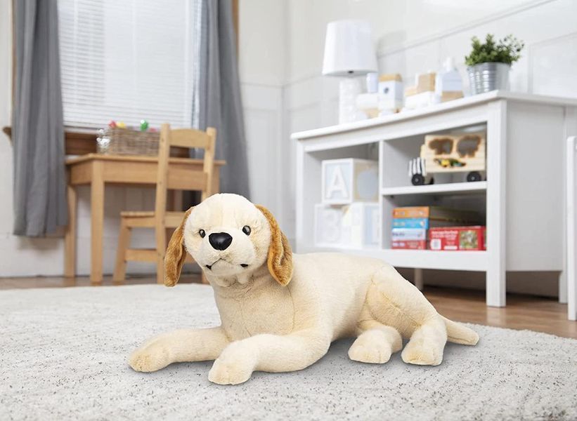 Велике плюшеве щеня Лабрадора, 61 см Melissa & Doug MD30422 фото 3