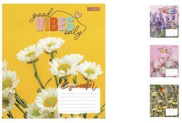 Набір учнівських зошитів 1 Вересня Vibes формат А5, 60 арк. в клітинку 10 шт. 766058 фото 1