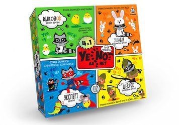 Игра с карточками Danko Toys YES NOT ДаНетки 4 в 1 (рус) YEN-02-01 фото 1