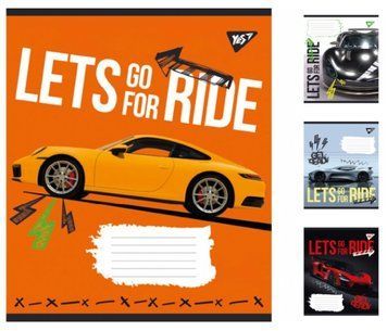 Набір учнівських зошитів Yes Lets go for ride формат А5, 48 арк. в лінійку 10 шт. 766735 фото 1