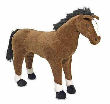Гигантский плюшевый конь, 100 см Melissa&Doug MD12105 фото 1