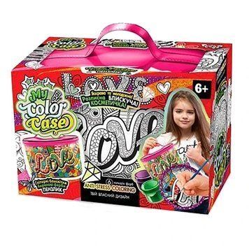 Розмальовка косметичка Danko Toys My Color Case LOVE укр COC-01-04U фото 1