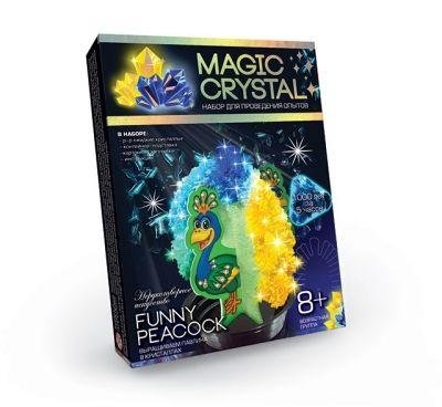 Набор для проведения опытов Danko Toys Magic Crystal: Павлин (рус) ОМС-01-07 фото 1