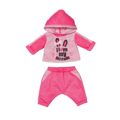 Кукольный наряд BABY BORN - СПОРТИВНЫЙ КОСТЮМ ДЛЯ БЕГА (на 43 cm, розовый) фото 1