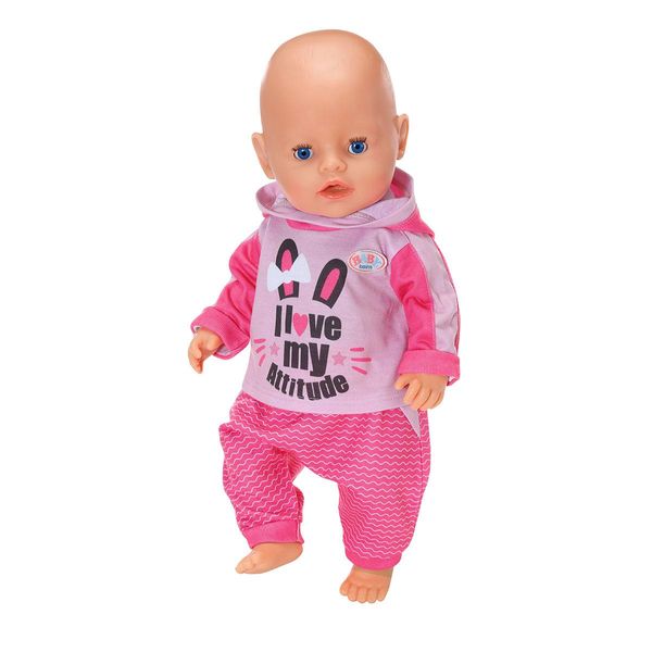 Ляльковий наряд BABY BORN - СПОРТИВНИЙ КОСТЮМ ДЛЯ БЕГА (на 43 cm, рожевий) фото 2