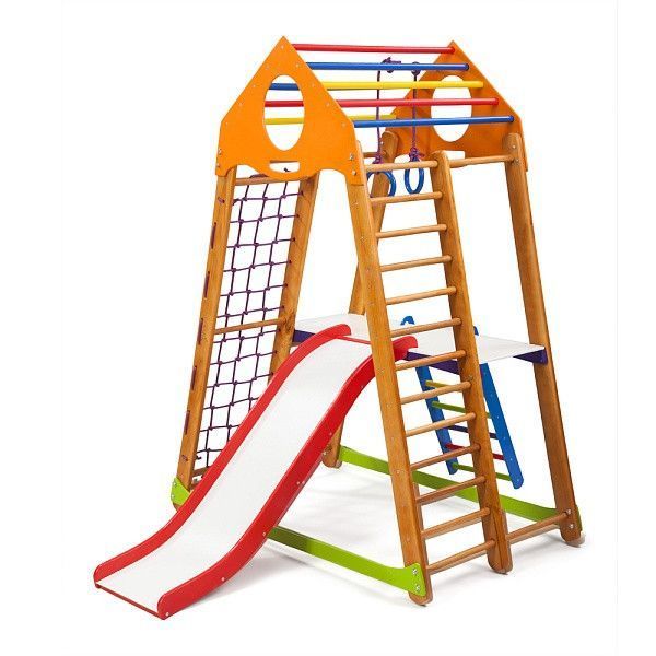 Дитячий спортивний комплекс для дому SportBaby BambinoWood Plus 2 фото 2