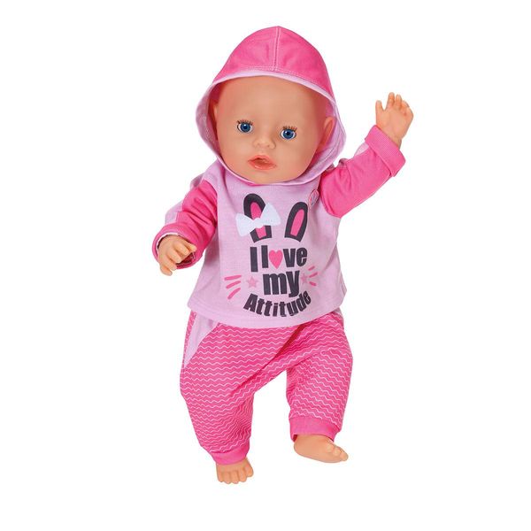 Ляльковий наряд BABY BORN - СПОРТИВНИЙ КОСТЮМ ДЛЯ БЕГА (на 43 cm, рожевий) фото 3