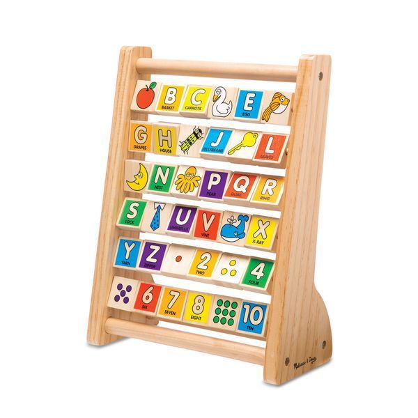 Дерев'яні рахунки "Алфавіт / Цифри" Melissa&Doug MD9273 фото 6