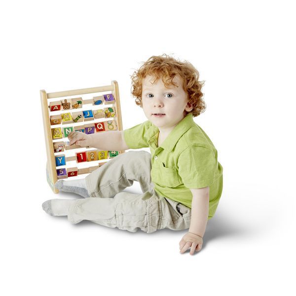 Дерев'яні рахунки "Алфавіт / Цифри" Melissa&Doug MD9273 фото 5
