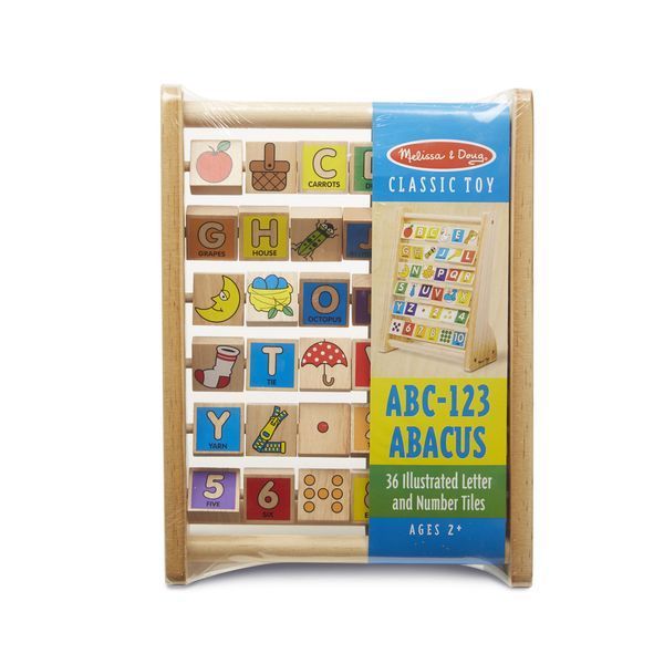 Дерев'яні рахунки "Алфавіт / Цифри" Melissa&Doug MD9273 фото 4