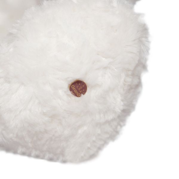 М'яка іграшка Grand Ведмідь з бантом білий 25 см фото 4