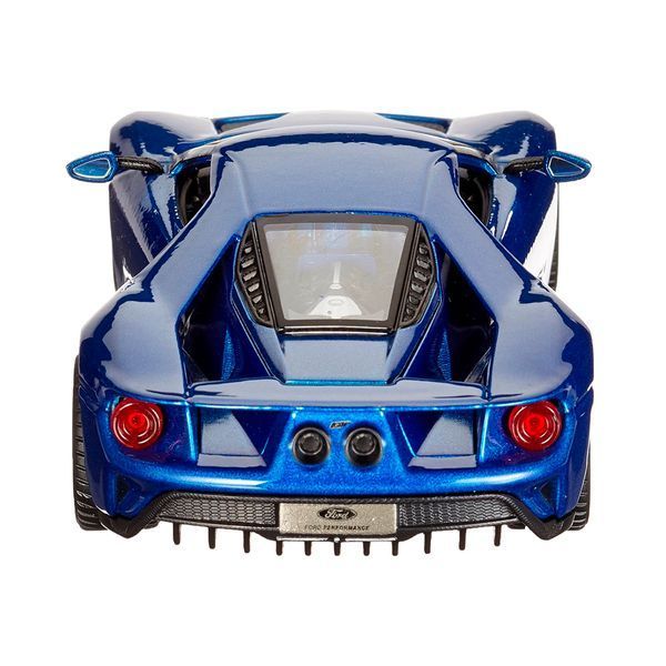 Колекційна модель автомобіля Bburago Ford GT, масштаб 1:32, блакитний металік 18-43043 фото 4