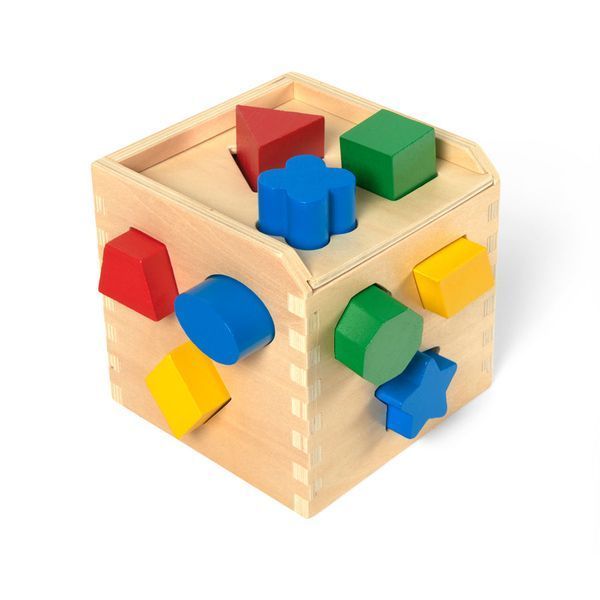 Дерев'яний сортувальний куб Melissa & Doug &laquo;Форми та кольори&raquo; MD10575 фото 4