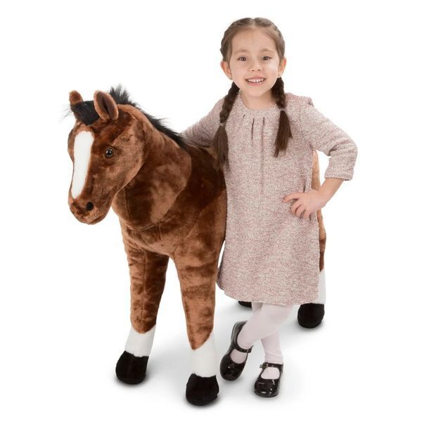 Гигантский плюшевый конь 100 см Melissa & Doug MD12105 фото 7