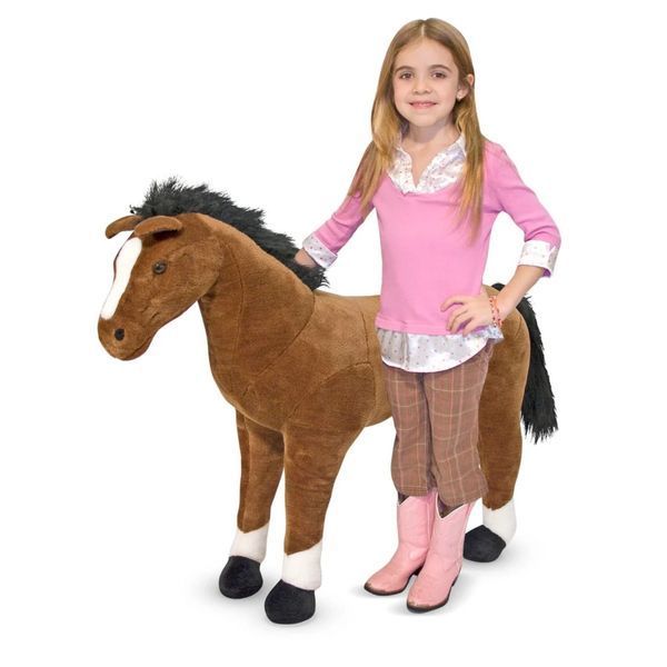 Гигантский плюшевый конь 100 см Melissa & Doug MD12105 фото 6