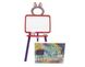 Дитячий мольберт для малювання Doloni 110-130 з аксесуарами червоно-фіолетовий 013777/5 фото 2