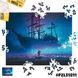 Деревянный пазл 20х30 см Wortex Woods Плавание по вселенной 126 фигурных элементов PZL31011S фото 2
