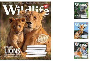 Набір учнівських зошитів Yes Wild life формат А5, 18 арк. в лінійку 25 шт. 765865 фото 1