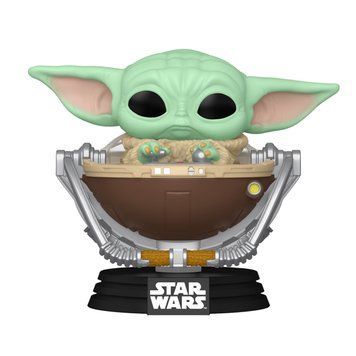 Игровая фигурка FUNKO POP! Мандалорец Грогу в коляске 9,6 см 90451 фото 1