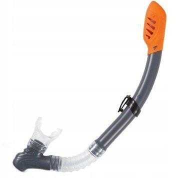 Трубка для плавания от 8 лет Intex Easy Flow с защитой от волн черный 55929 фото 1