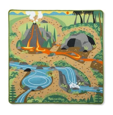 Ігровий килимок для підлоги з динозаврами 100х90 см Melissa&Doug MD19427 фото 1