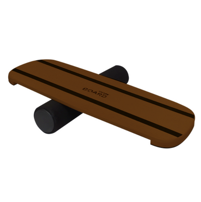 Деревянный балансборд SwaeyBoard форма Standart Classic с ограничителями коричневый до 120 кг фото 1