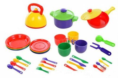 Набор игрушечной посуды Юника 33 предмета фото 1