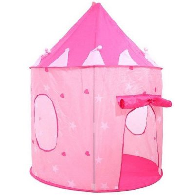 Детская игровая палатка Bambi "Шатер" в сумке 135-100-100 см розовая 995-5002A фото 1