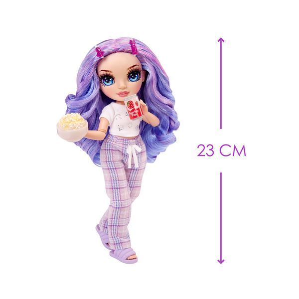 Лялька RAINBOW HIGH серії "Junior High PJ Party" Віолетта з аксесуарами 23 см фото 3