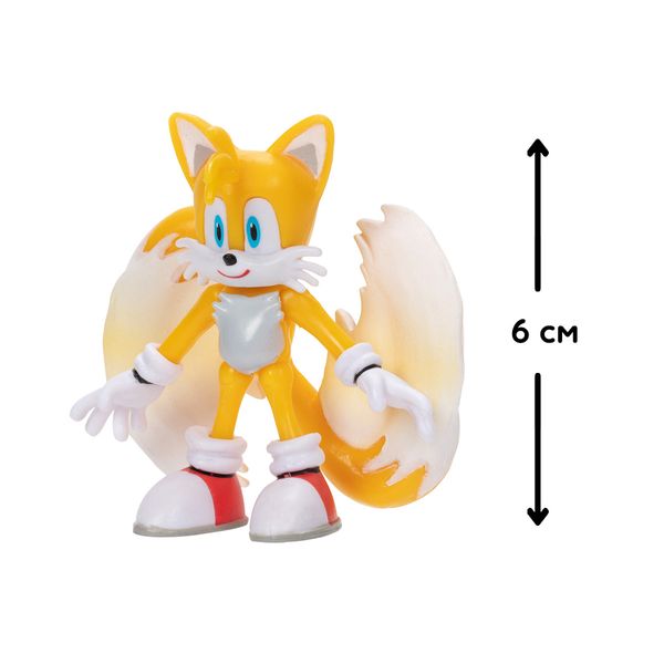 Ігрова фігурка з артикуляцією Sonic the Hedgehog Модерн Тейлз 6 см фото 2