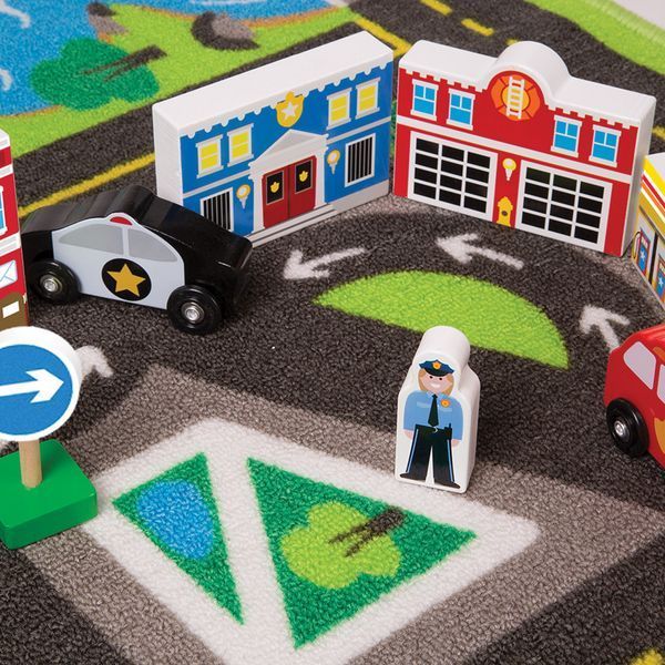 МЕГА-набор "Дорожный коврик / деревянные игрушки" Melissa&Doug MD5195 фото 7