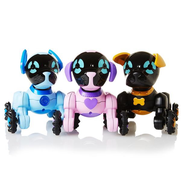 Интерактивный робот - щенок WowWee Чип голубой фото 6