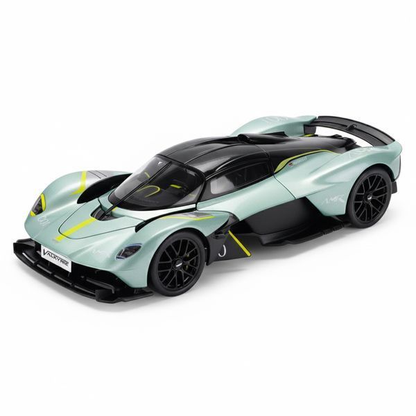 Колекційна модель автомобіля TechnoDrive Aston Martin Valkyrie, масштаб 1:18, світло-зелена фото 3
