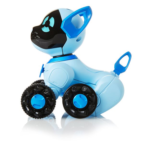 Интерактивный робот - щенок WowWee Чип голубой фото 4
