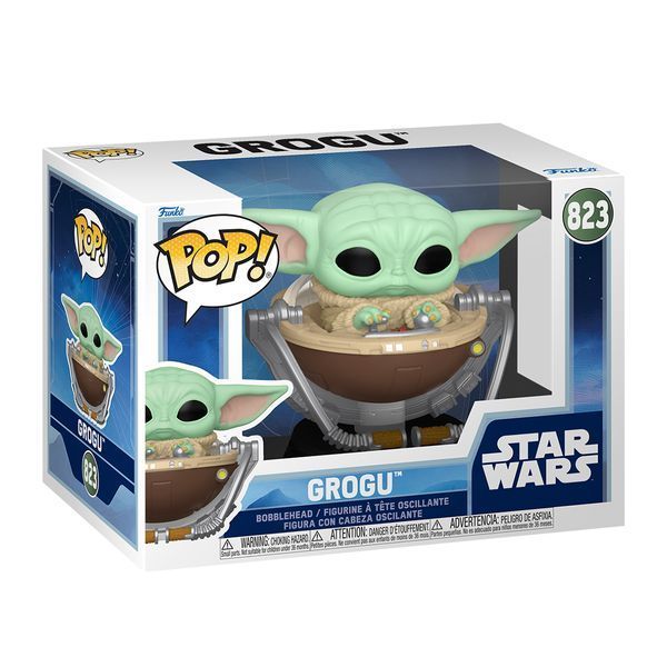Ігрова фігурка FUNKO POP! Мандалорець Ґроґу в колясці 9,6 см 90451 фото 2