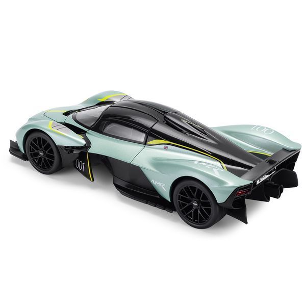 Колекційна модель автомобіля TechnoDrive Aston Martin Valkyrie, масштаб 1:18, світло-зелена фото 2