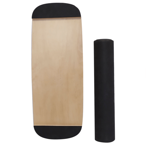 Деревянный балансборд SwaeyBoard форма Standart Classic с ограничителями коричневый до 120 кг фото 2