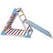 Трикутник Пиклера Sportbaby для раннього розвитку з кольоровою сіткою висота 80 см з гіркою 100 см фото 8