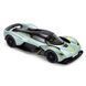 Колекційна модель автомобіля TechnoDrive Aston Martin Valkyrie, масштаб 1:18, світло-зелена фото 1