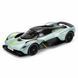 Колекційна модель автомобіля TechnoDrive Aston Martin Valkyrie, масштаб 1:18, світло-зелена фото 3