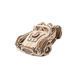 3D конструктор механічний дерев'яний Ugears Гоночний автомобіль ДріфтКобра 370 деталей 70161 фото 1