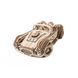 3D конструктор механічний дерев'яний Ugears Гоночний автомобіль ДріфтКобра 370 деталей 70161 фото 10