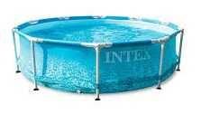 Каркасный круглый бассейн Intex Metal Frame Pool на 4485 л 305х76 см с насос-фильтром 28208 NP фото 2