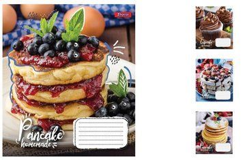 Учебные тетради в клетку на 18 листов 1Вересня Homemade cake 25шт. 765812 фото 1
