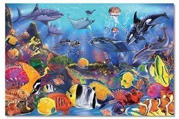 Мега - пазл гигант Melissa&Doug "Водный мир" 48 элементов 90 х 60 см MD10427 фото 1