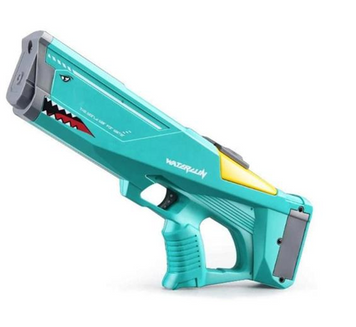 Водяний пістолет на акумуляторі Water Gun з містким резервуаром блакитний EB6788-32 фото 1
