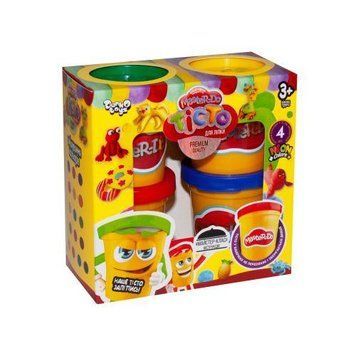 Тісто для ліплення Danko Toys Master-Do 4 баночки по 50 г (укр) TMDB-01-03U фото 1