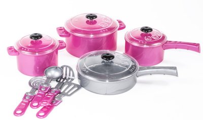 Набор игрушечной посуды Орион Кристинка №1 11 элементов фиолетовый 526 фото 1