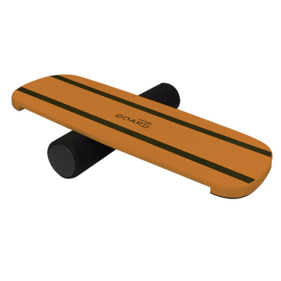 Деревянный балансборд SwaeyBoard форма Standart Classic с ограничителями оранжевый до 120 кг фото 1