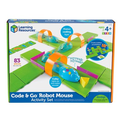 Обучающий игровой STEM-набор Learning Resources – МЫШКА В ЛАБИРИНТЕ программируемая игрушка фото 1